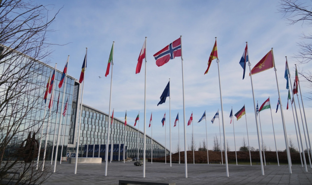 벨기에 브뤼셀에 있는 북대서양조약기구(NATO) 본부 [AP=연합 자료]