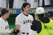 피칭 훈련하는 오타니 “등판은 안 해”[WBC]