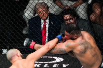 트럼프의 ‘콜로세움 정치’…하필 이란과 ‘노딜’ 발표때 UFC 보러간 이유 [1일1트]
