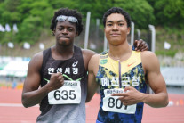 “최고 기록에 근접” 한국남자 100ｍ ‘비공인 기록’ 10초09 나왔다