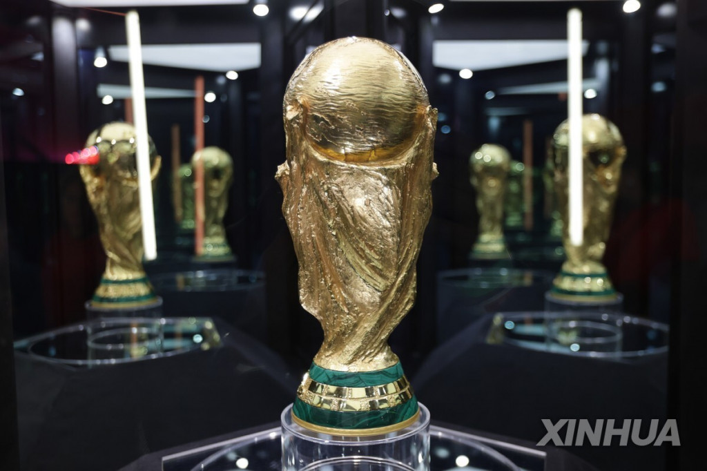 FIFA 월드컵 트로피 [신화통신=연합]