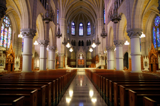 interior of church