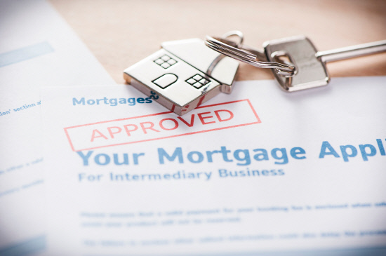 Approved mortgage loan agreement application