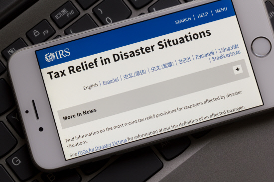 tax relief in Disaster