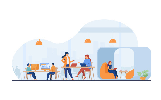 co-working interior