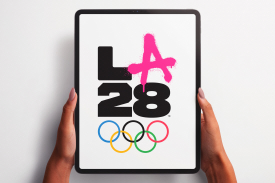 la28 olympics logo design